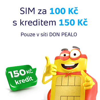 SIM od SAZKAmobilu jen za 100 Kč v prodejní síti Don Pealo