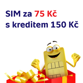 SIM za polovinu od SAZKAmobilu